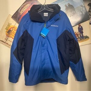 COLUMBIA MENS EAGER AIR 3 in 1 JACKET M NEW